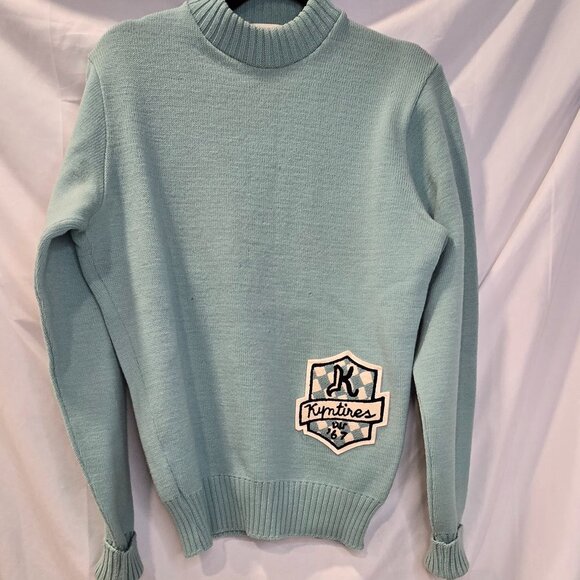 Vintage Albion Blue/Green Varsity Sweater Size Medium - Picture 1 of 7